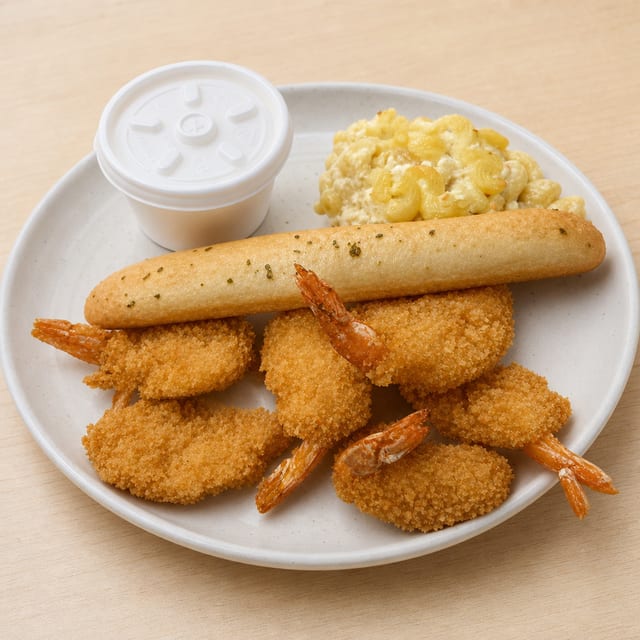 Breaded Shrimp Dinner.